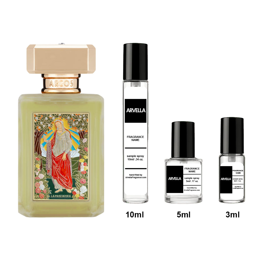 Argos La Primavera Sample 10ml Spray - Arvella Fragrance